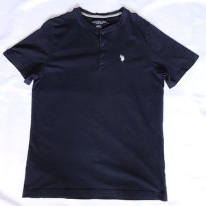 U.S. Polo Assn. Henley Navy Slim Fit T-shirt